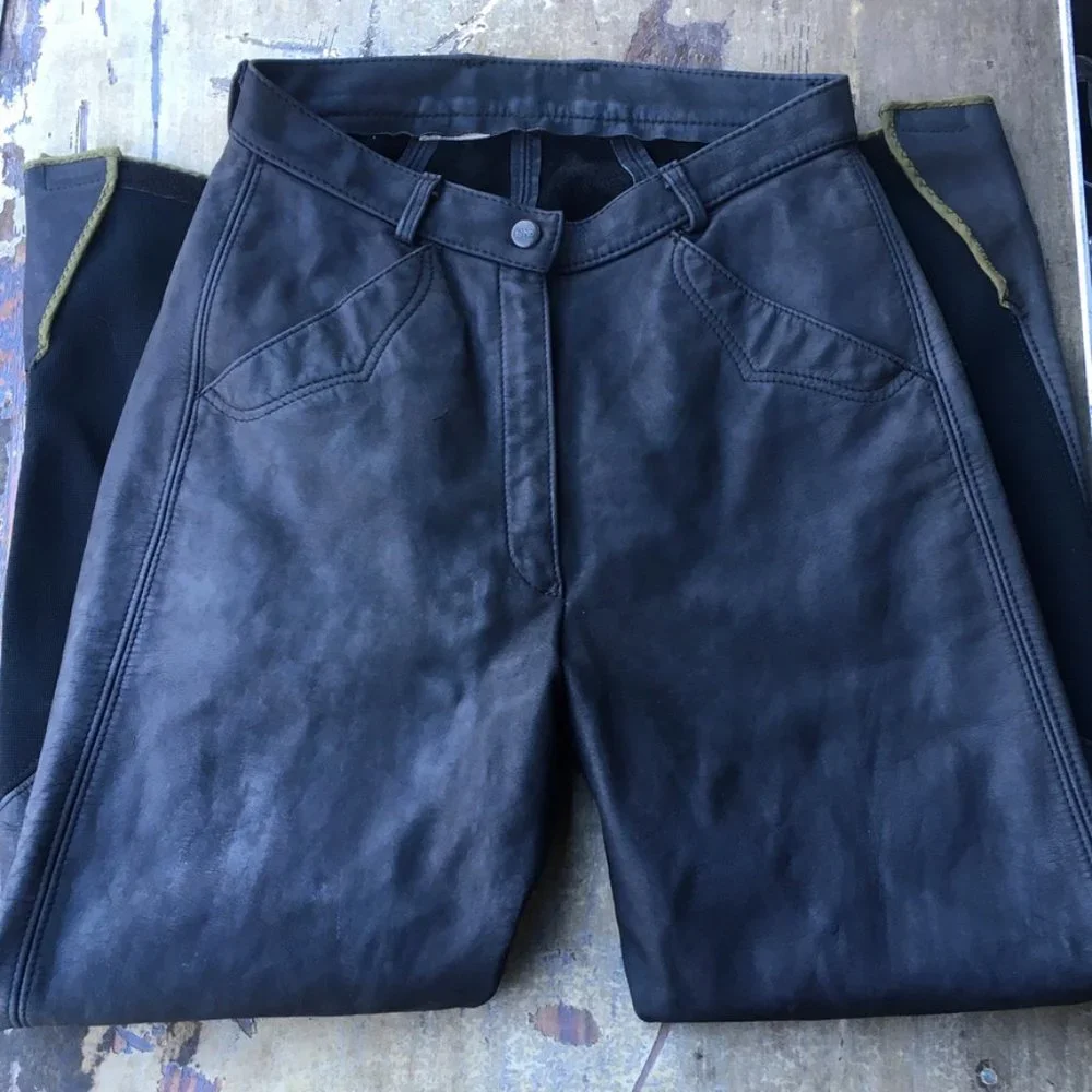 All Leather Germany Riding Breeches | Vintage - Picture 10 of 15